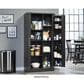 Sauder Homeplus 2-Door Storage Cabinet in Raven Oak, , large