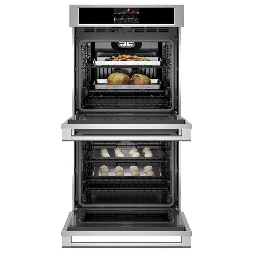 Monogram 27&quot; Smart Electric Convection Double Wall Oven Statement Collection - Stainless Steel, , large
