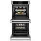 Monogram 27" Smart Electric Convection Double Wall Oven Statement Collection - Stainless Steel, , large
