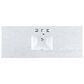 James Martin Vanities Laurent 60" Single Bathroom Vanity in Light Natural Oak with 3 cm Carrara White Marble Top and Rectangular Sink, , large