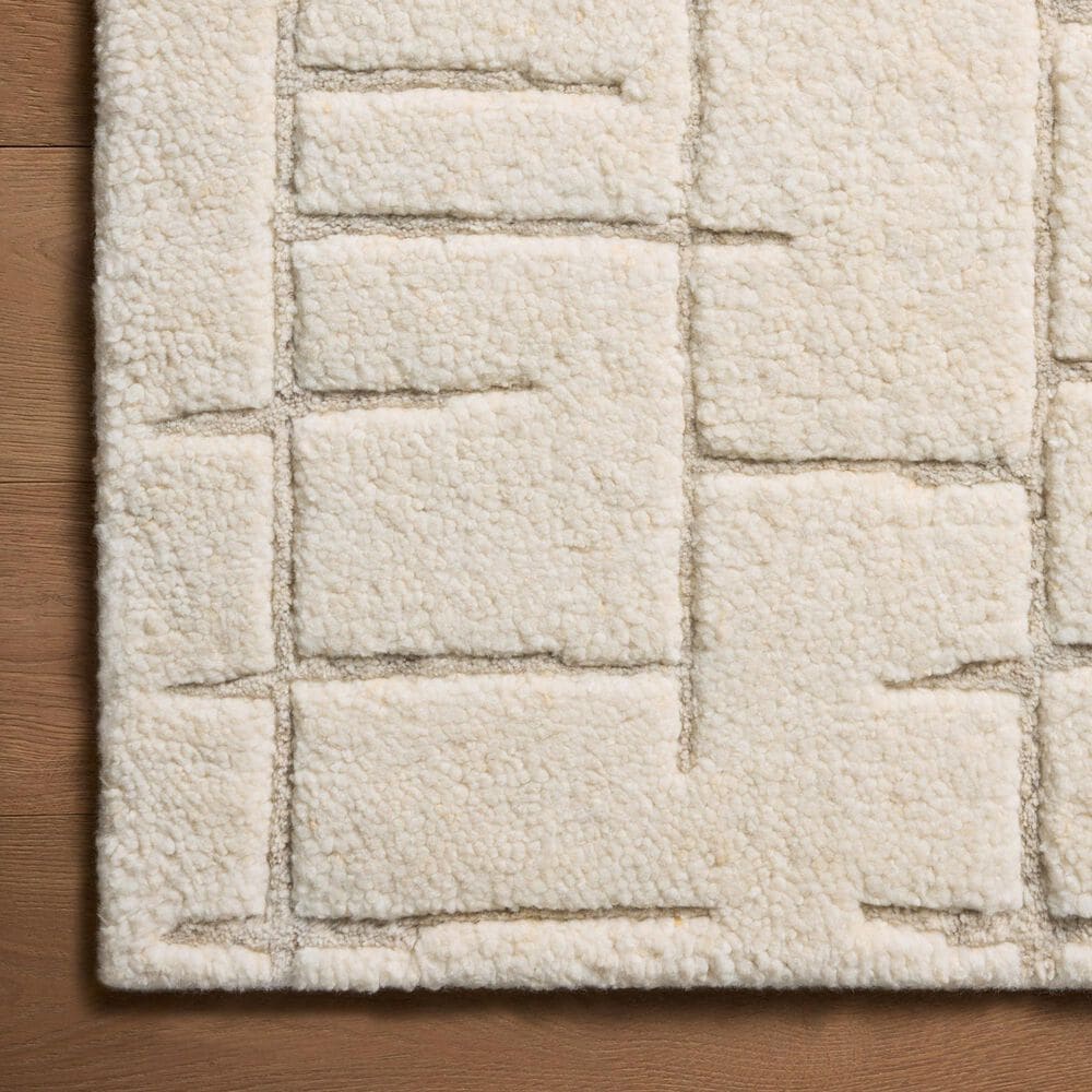 Loloi Octavia 2&#39; x 3&#39; Ivory and Stone Area Rug, , large
