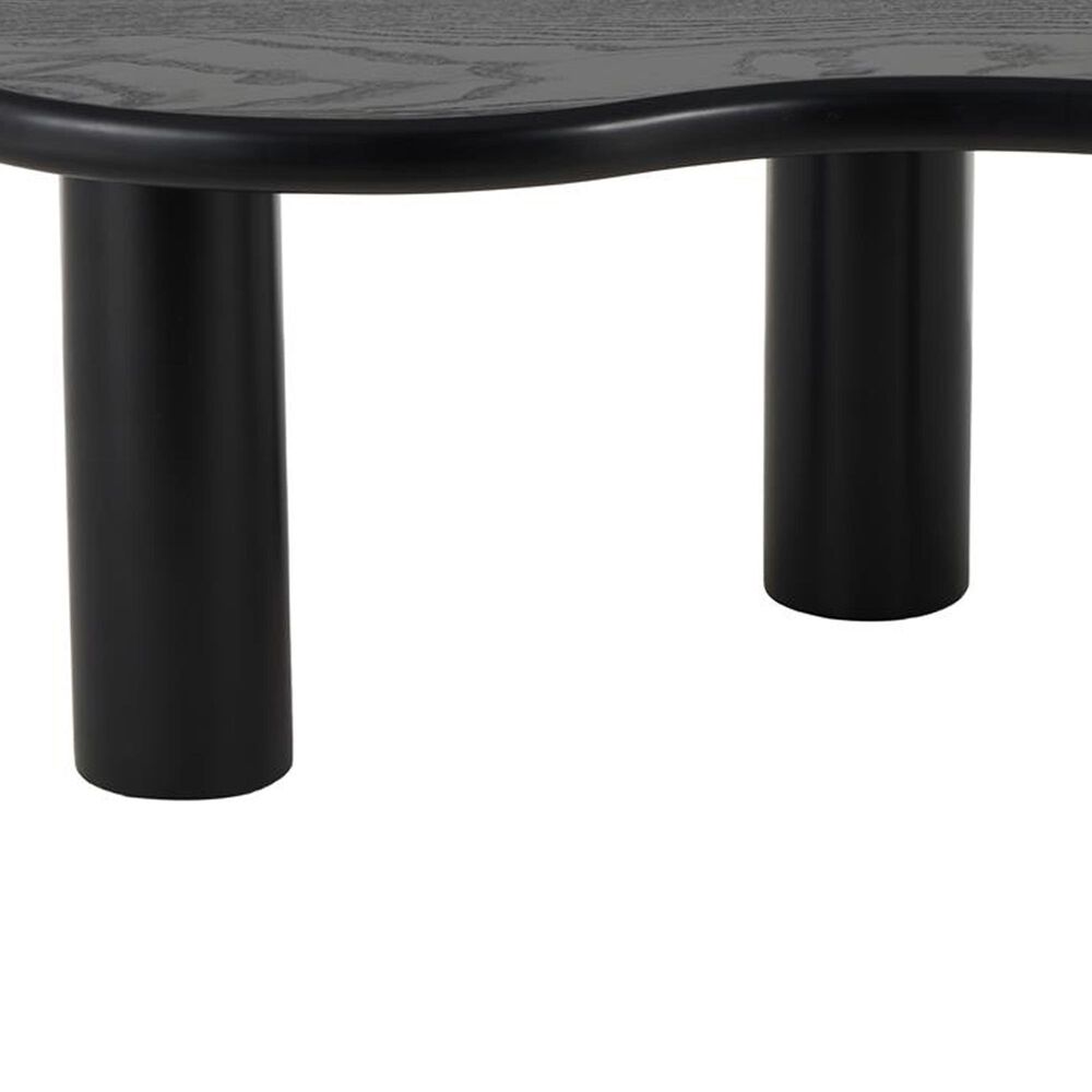 37B Wood Heart Coffee Table in Black, , large