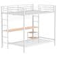 Pacific Landing Bettoni Full Over Twin Bunk Bed in Matte White, , large