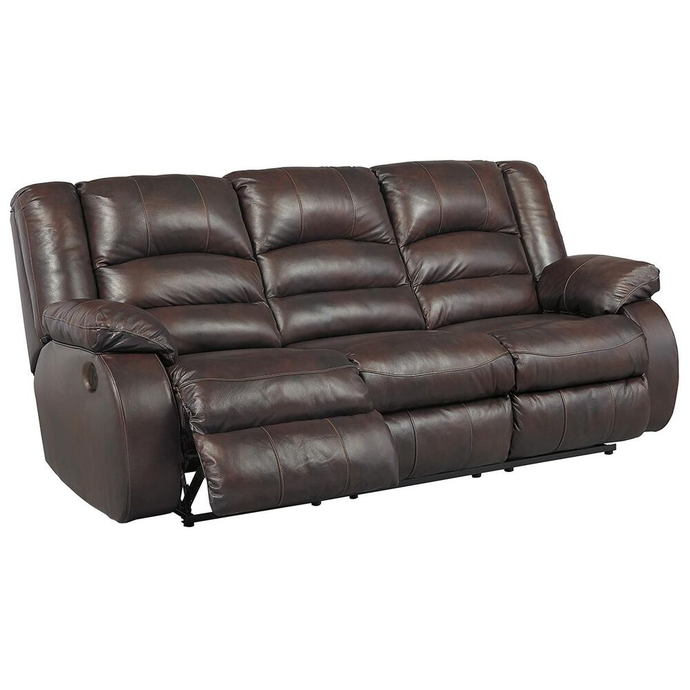 Signature Design by Ashley Levelland Reclining Sofa In Cafe, , large