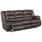 Signature Design by Ashley Levelland Reclining Sofa In Cafe, , large