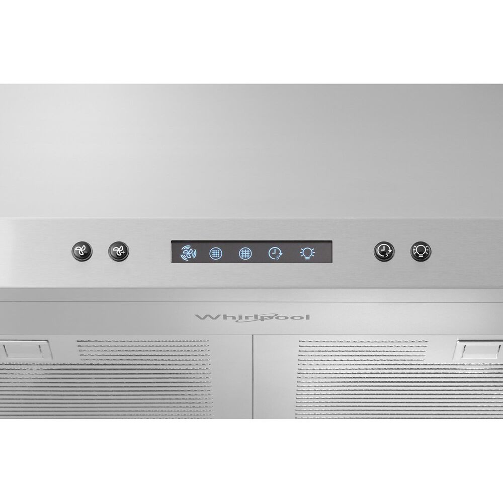 Whirlpool 30&quot; Chimney Wall Mount Range Hood in Stainless Steel, , large