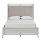 Davis International Solitude Queen Panel Bed in White Rub Through Finish, , large