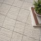 Nourison Andes AND04 5"3" x 7"3" Ivory and Grey Area Rug, , large