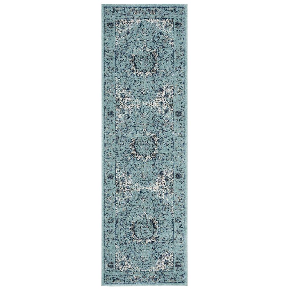 Safavieh Evoke EVK220E 2&#39;2&quot; x 11&#39; Light Blue Runner, , large