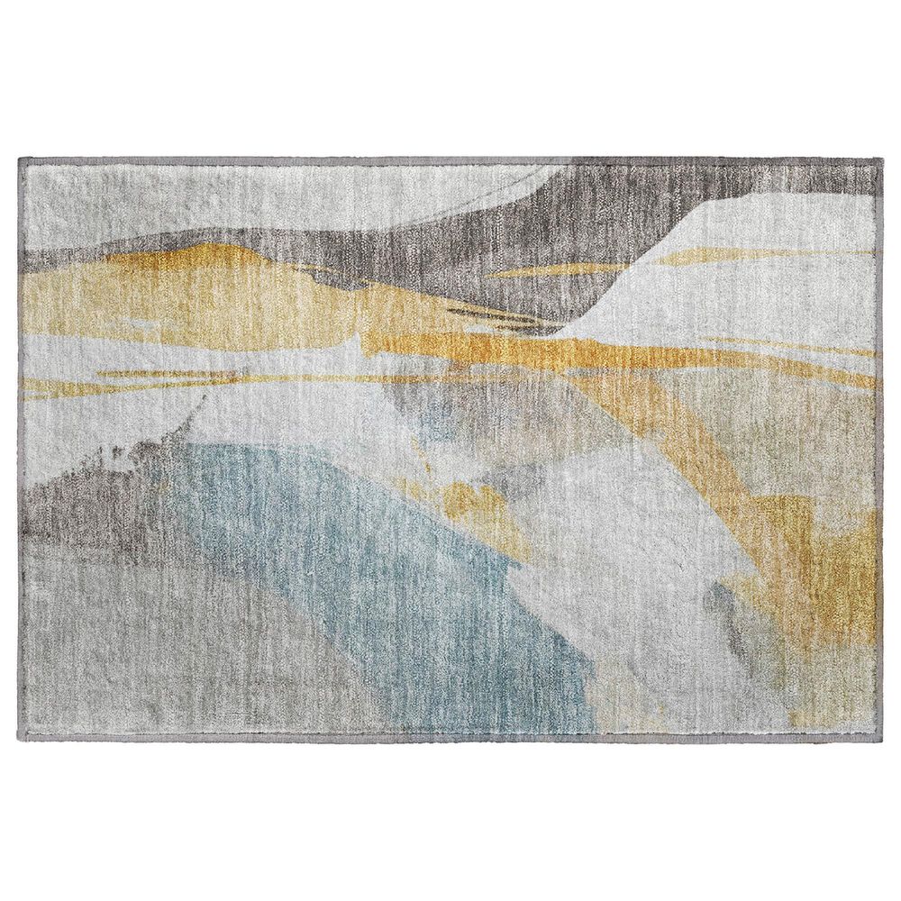 37B Ravenna RN7 2"6" x 3"10" Gold Area Rug, , large