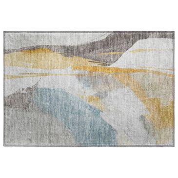 37B Ravenna RN7 2"6" x 3"10" Gold Area Rug, , large