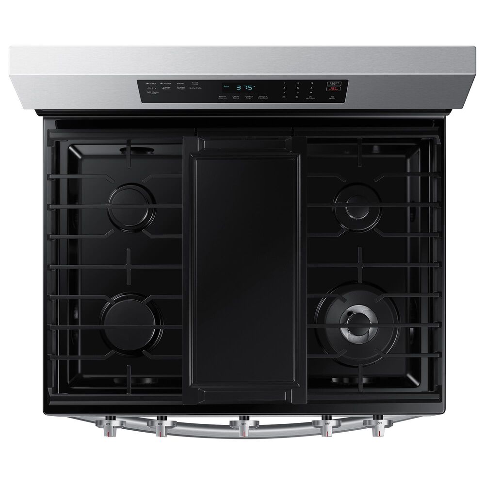 Samsung 6 Cu. Ft. Freestanding Gas Range with Wi-Fi and Air Fry in Stainless Steel, , large