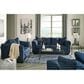 Ashley Darcy Ottoman in Blue, , large