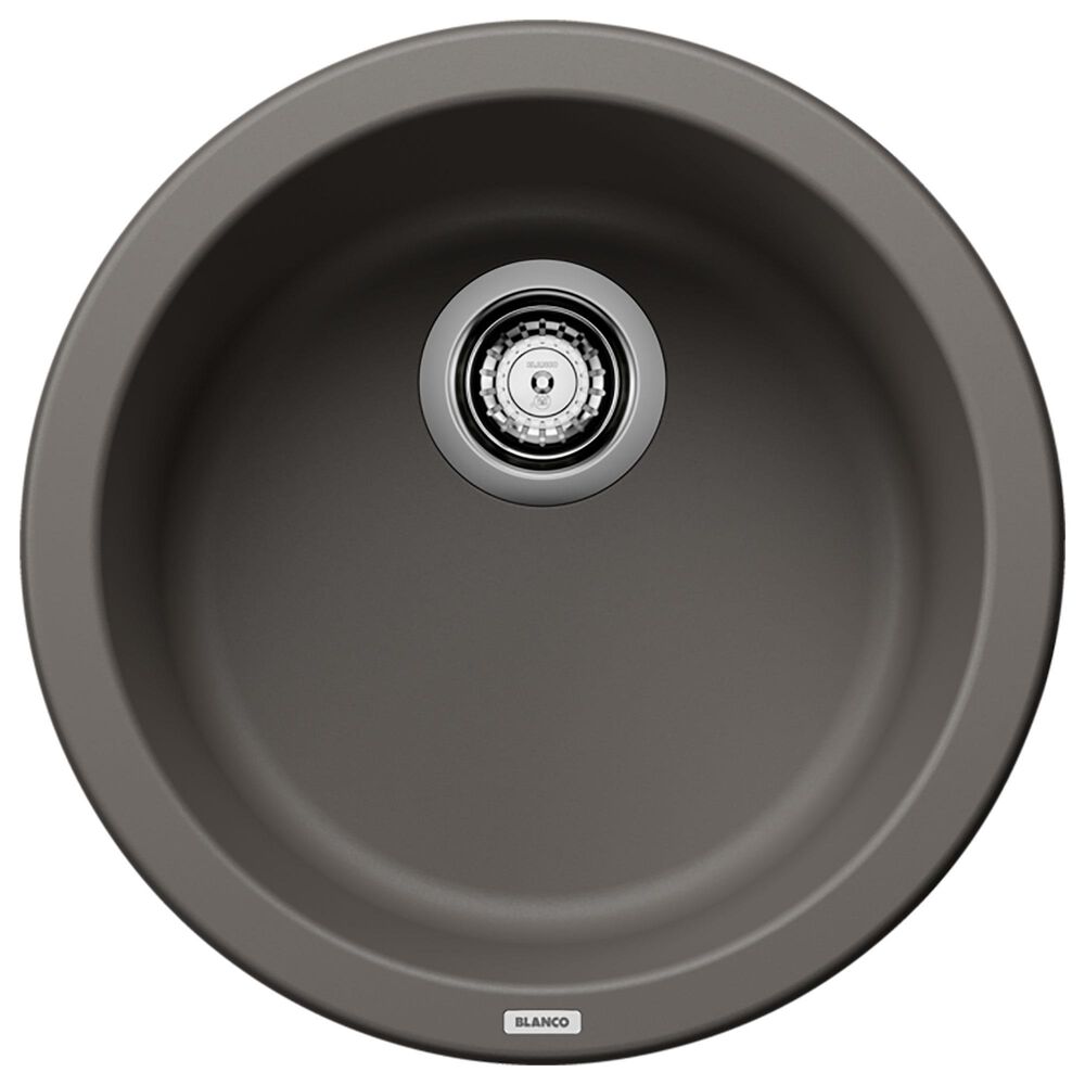 Blanco Rondo 18" Dual Mount Bar Sink in Volcano Gray, , large