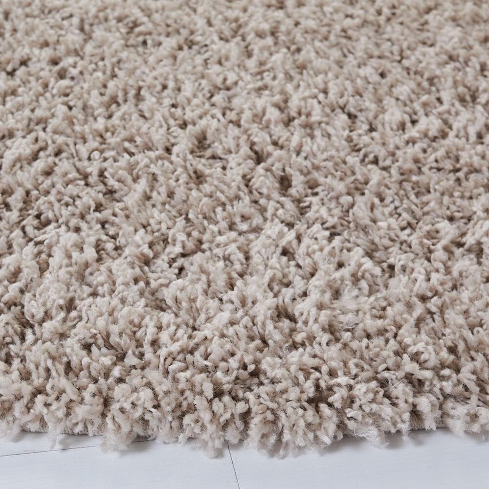 Safavieh Venus Shag 2&#39;7&quot; Round Taupe Area Rug, , large
