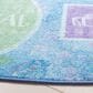 Safavieh Kids Playhouse 5" Round Blue and Pink Rug, , large
