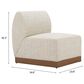 Zuo Modern Christy Outdoor Armless Chair in Beige, , large