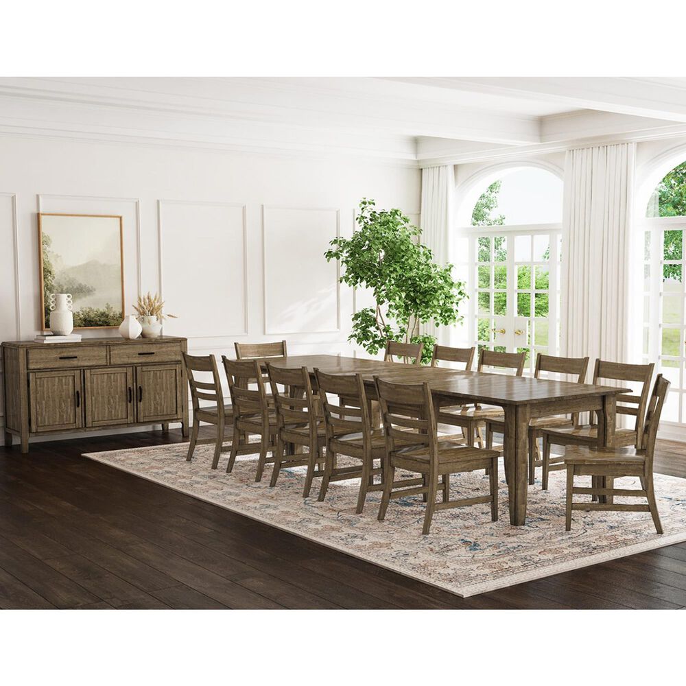 A-America Leucadia Dining Table in Toasted Java - Table Only, , large