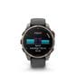 Garmin Fenix 8 Pro Sapphire AMOLED Smartwatch 47mm Titanium Case with Graphite Black Silicone Band, , large