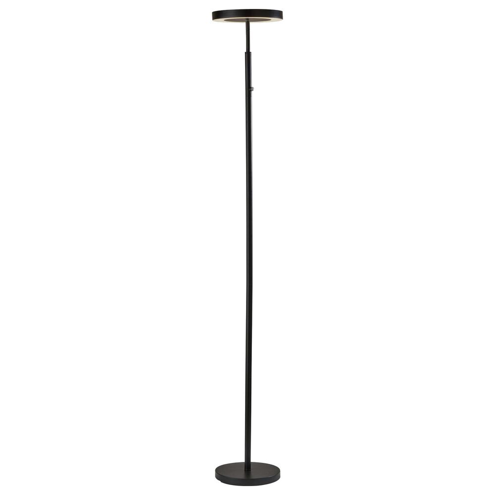 Adesso Kai Color Changing LED Torchiere in Black, , large
