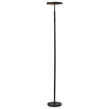 Adesso Kai Color Changing LED Torchiere in Black, , large