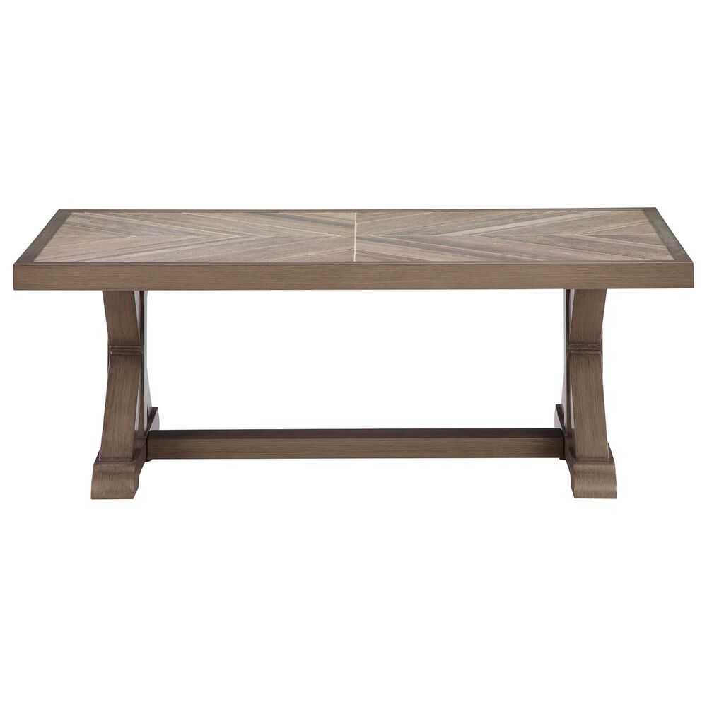 Ashley Laguna Heights Rectangular Cocktail Table in Beige, , large