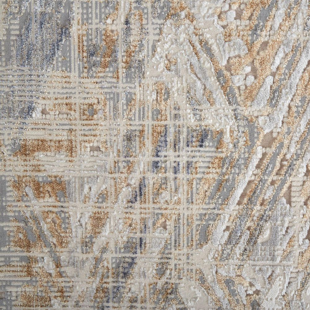 Feizy Laina 3&#39; x 10&#39; Gray and Beige Runner, , large