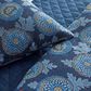 Ann Gish Blossom 26" x 26" Euro Sham in Blue, , large