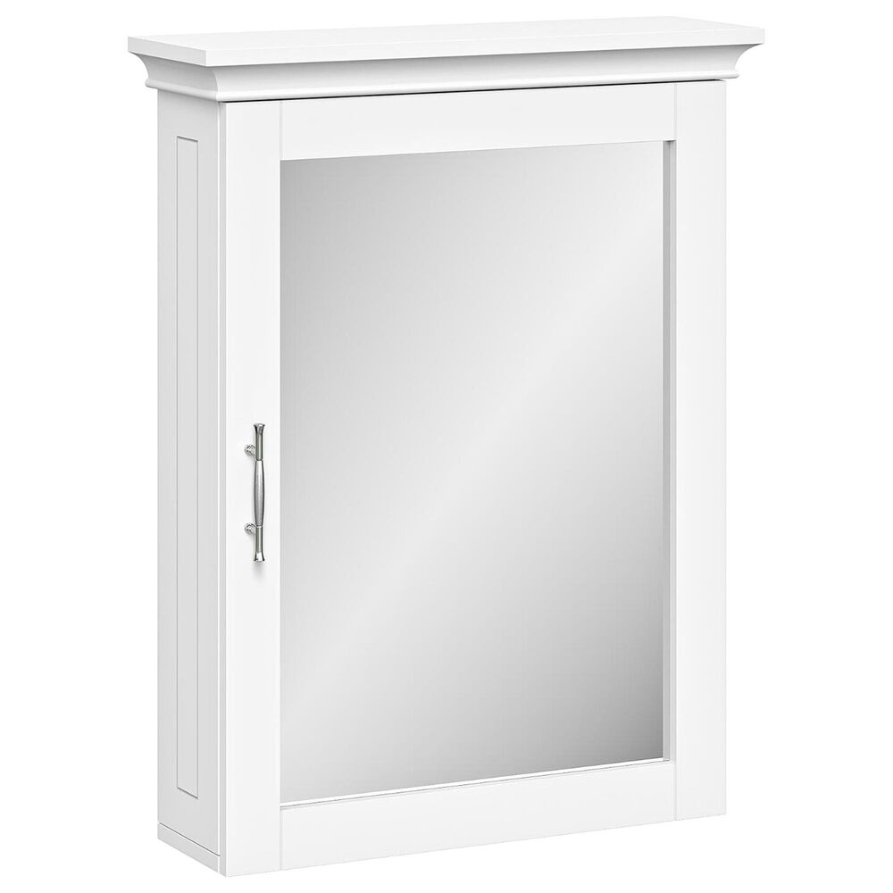 RiverRidge Home Somerset Wall Cabinet with Mirror in White, , large