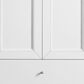 37B Claudine 30" Single Bathroom Vanity in Bright White with Glossy White Composite Stone Top and Backsplash, , large