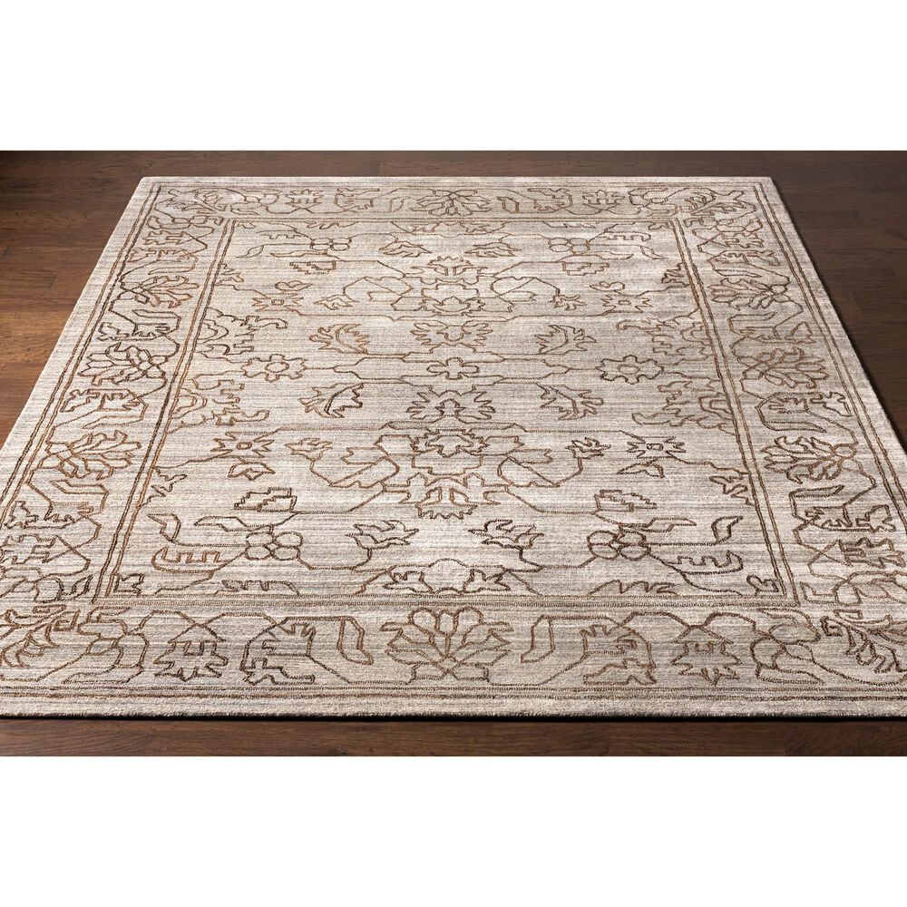 Surya Hightower 12&#39; x 15&#39; Light Gray, Medium Brown and Charcoal Area Rug, , large