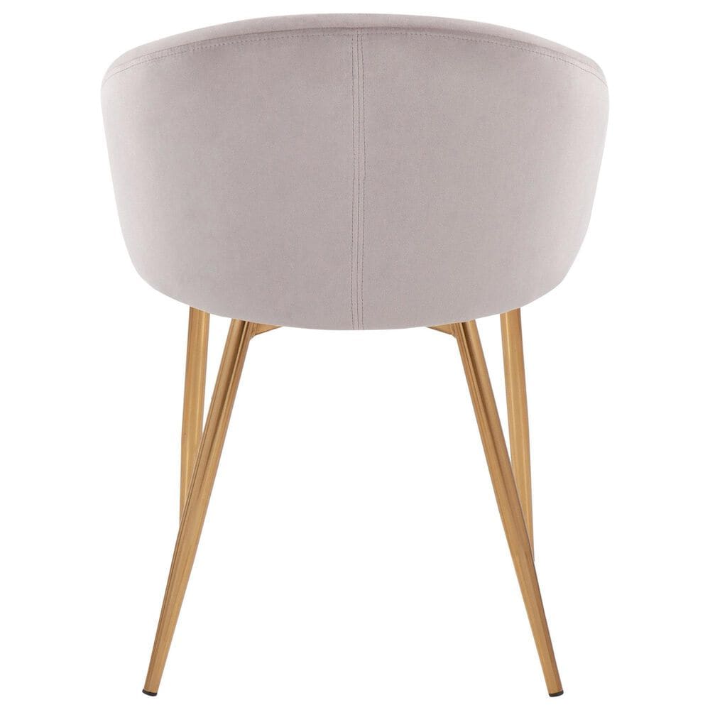 LumiSource Claire Accent Chair in Silver, , large