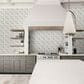 Dal-Tile Sublimity Daphne White Balance 13" x 10" Marble Mosaic Sheet, , large