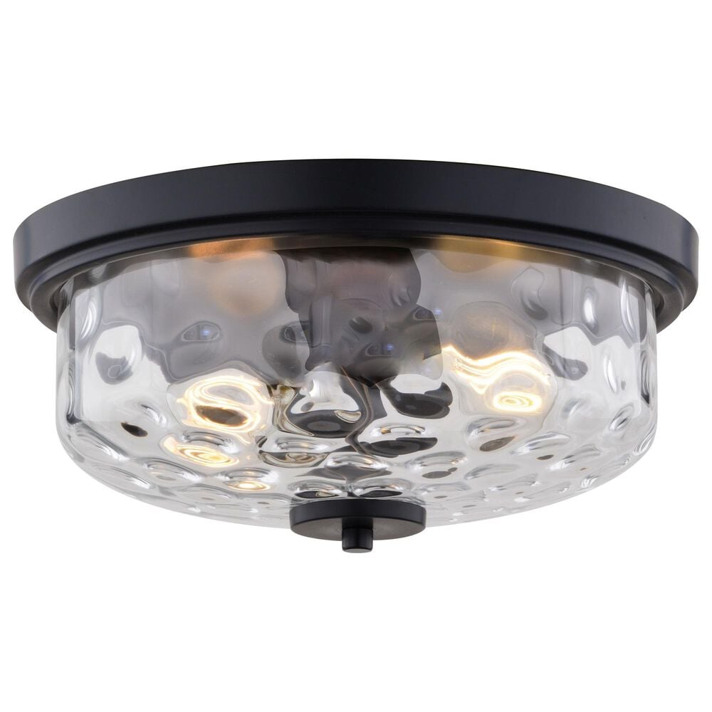 Vaxcel Northlake 2-Light Flush Mount in Matte Black, , large