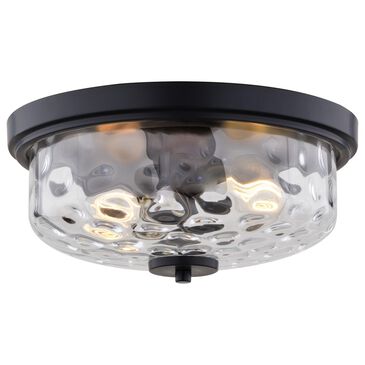 Vaxcel Northlake 2-Light Flush Mount in Matte Black, , large