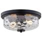 Vaxcel Northlake 2-Light Flush Mount in Matte Black, , large