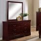 Crown Mark Louis Philip Dresser and Mirror in Cherry, , large