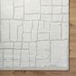 Surya Bianca Light Silver and Ash 2" x 3" Area Rug, , large