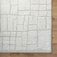 Surya Bianca Light Silver and Ash 2" x 3" Area Rug, , large