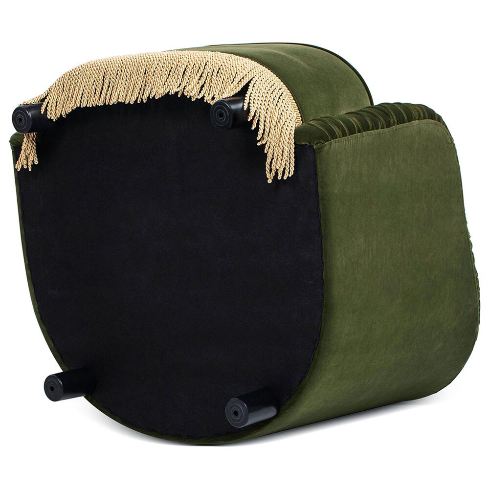 Jennifer Taylor Home Serena Barrel Accent Chair in Olive Green, , large