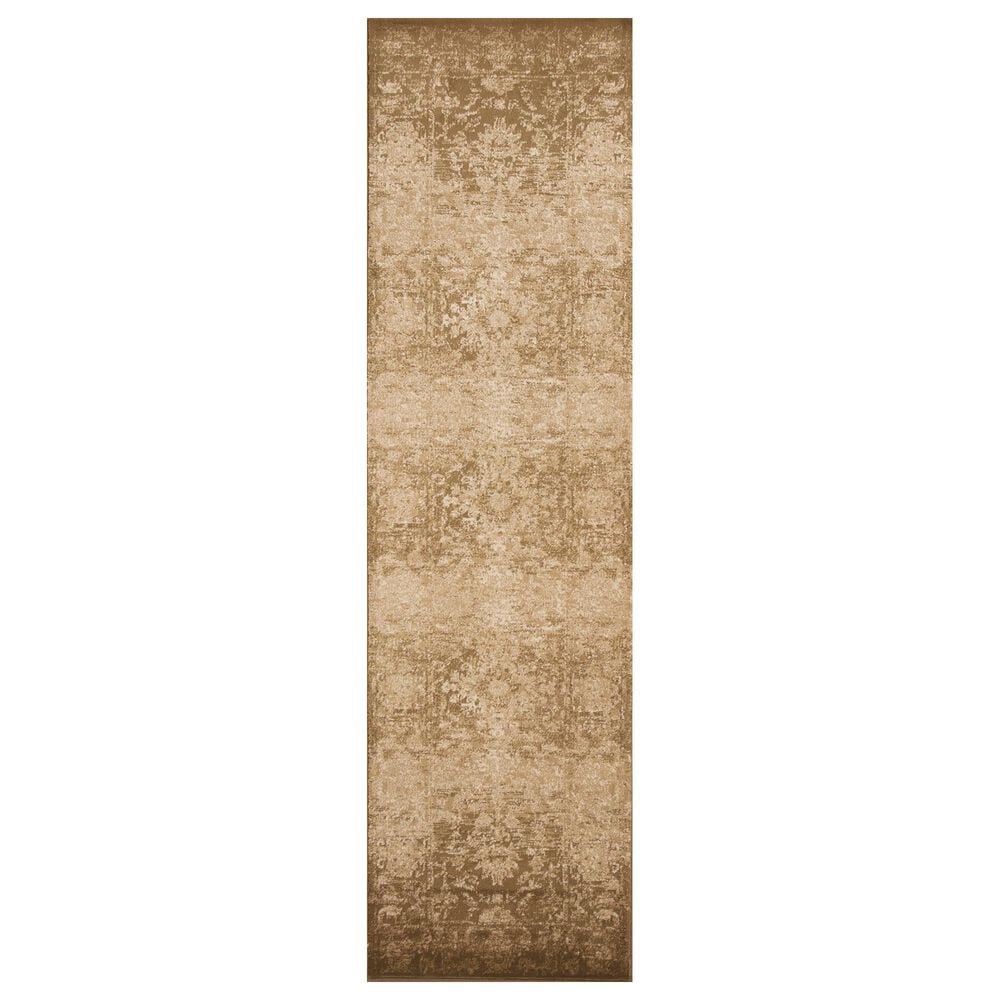 Kas Oriental Rugs Heritage Serenity 2"2" x 7"11" Beige and Olive Runner, , large