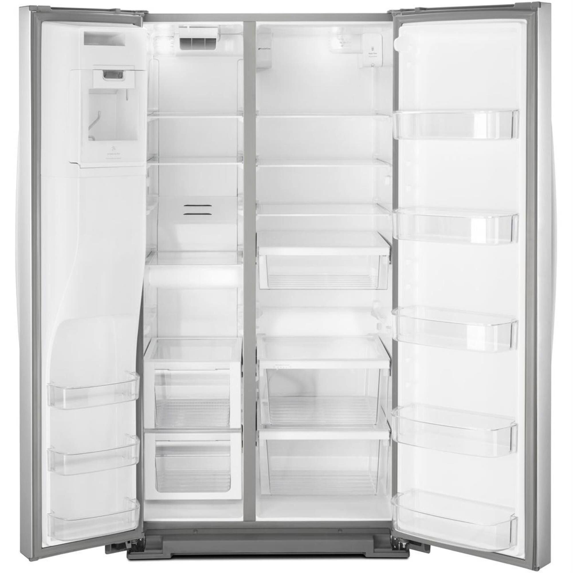 Whirlpool side by side hot sale fridge freezer