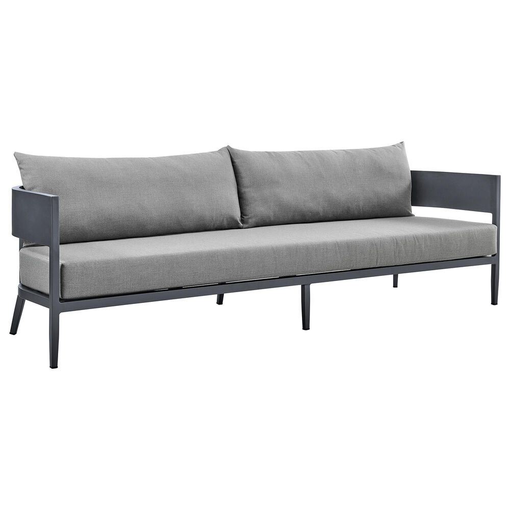 Blue River Argiope 4-Piece Patio Conversation Set in Dark Grey, , large