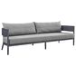 Blue River Argiope 4-Piece Patio Conversation Set in Dark Grey, , large