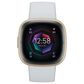 Fitbit Sense 2 Advanced Health Smartwatch Soft Gold Aluminum Case with Blue Mist Band, , large