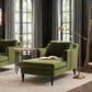 Jennifer Taylor Home Josephine 60" Upholstered Chaise Lounge in Olive Green, , large