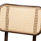 Baxton Studio Katina Side Chair in Dark Brown and Natural (Set of 2), , large