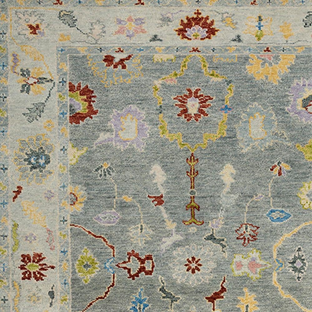 RIZZY Envision Scrolls Bulbs 2&#39; x 3&#39; Gray and Beige Area Rug, , large