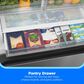 Midea 23 Cu. Ft. Counter-Depth Bottom-Freezer Refrigerator in Stainless Steel, , large