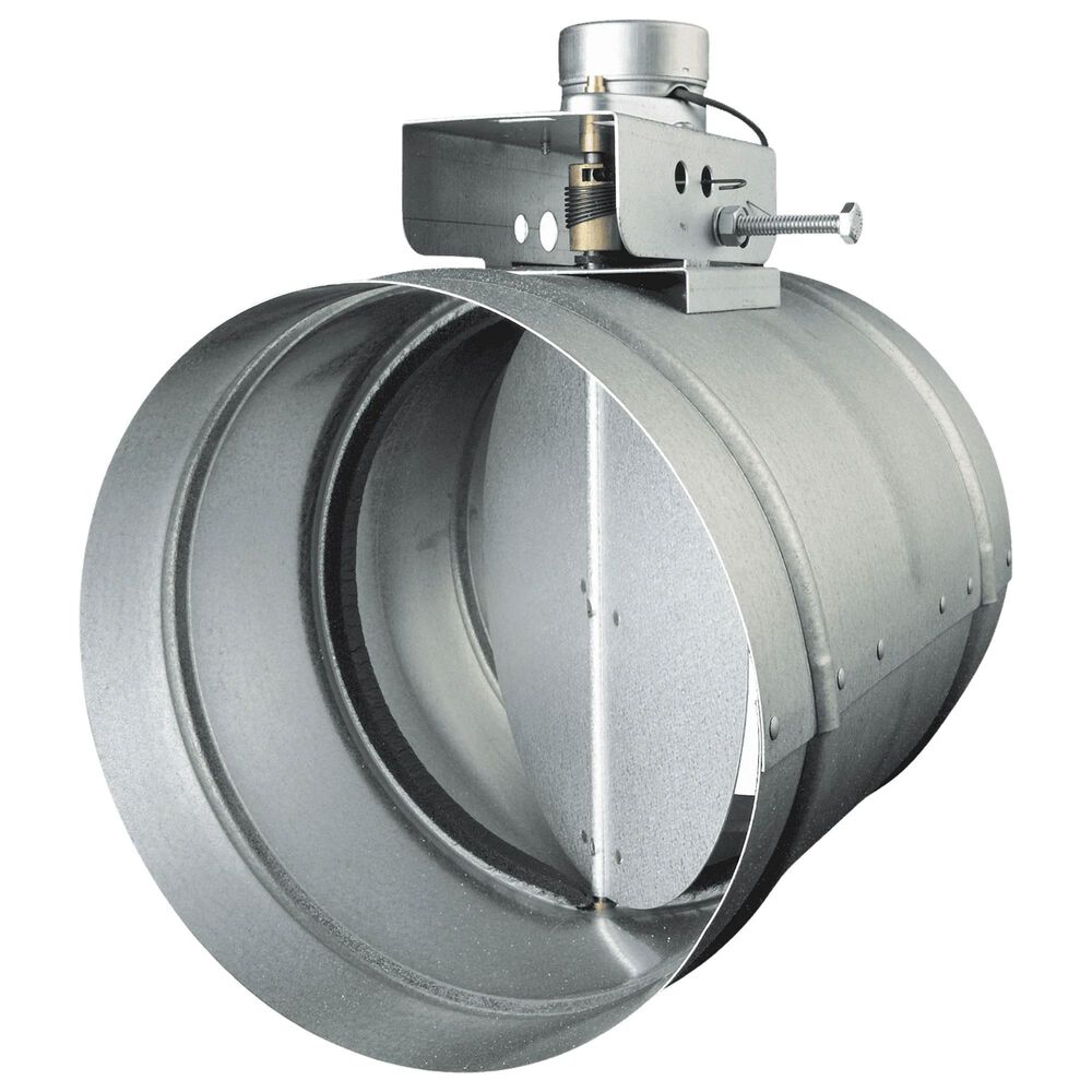 Best Hoods 8" Universal Automatic Make-Up Air Damper with Pressure Sensor Kit in Stainless Steel, , large